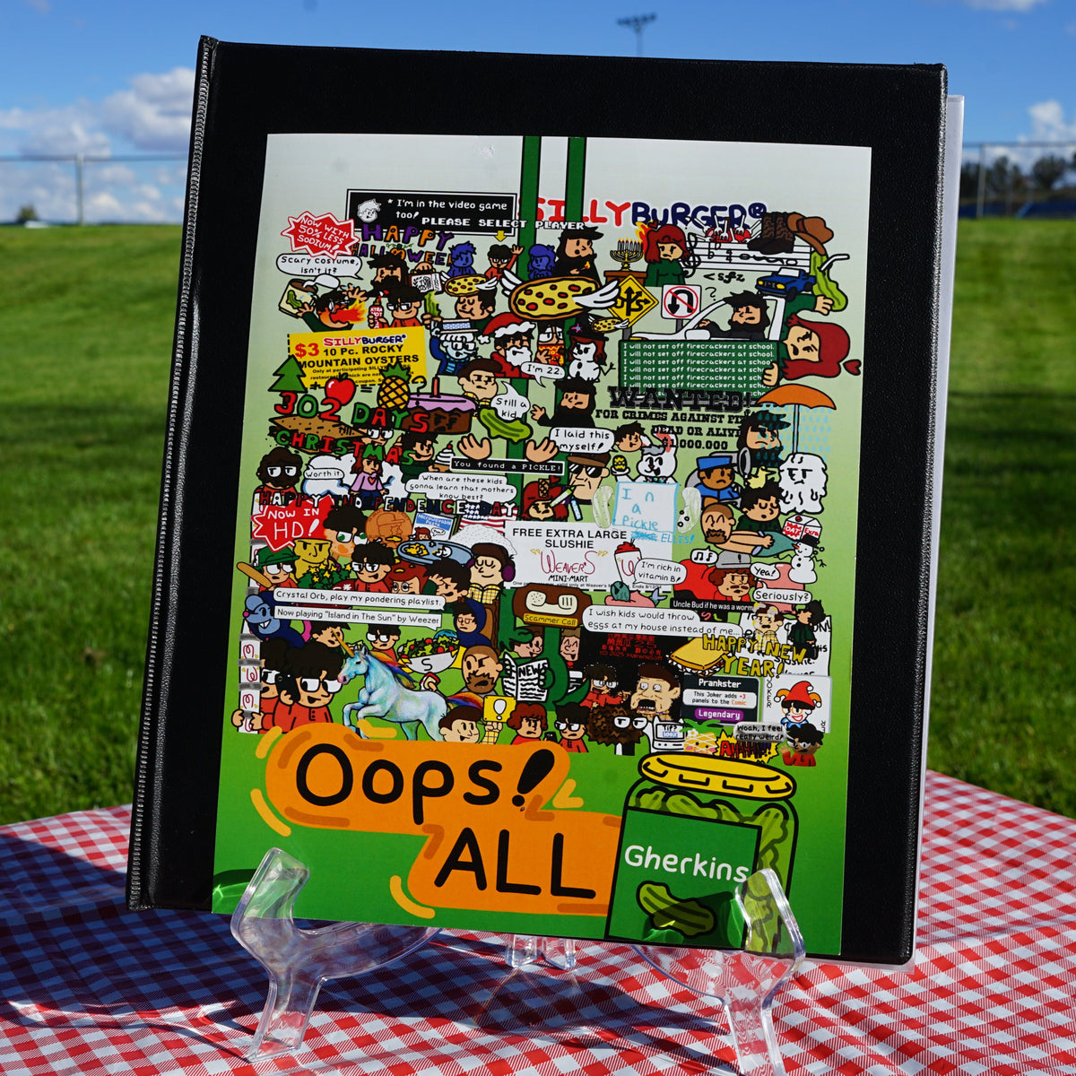 Oops! All Gherkins! Cardstock Print
